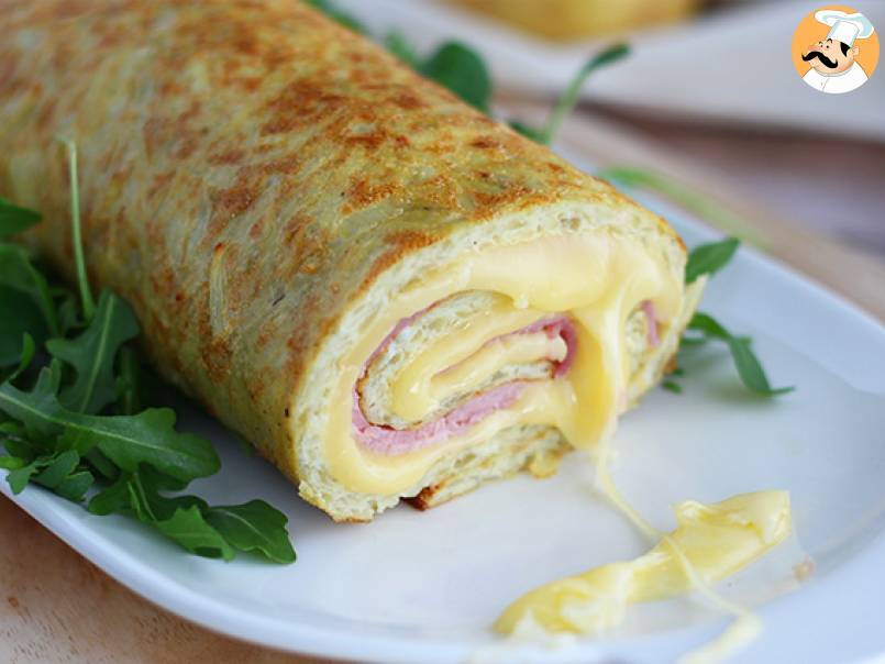 Roulé de pommes de terre à la Raclette de Savoie et au jambon - photo 3