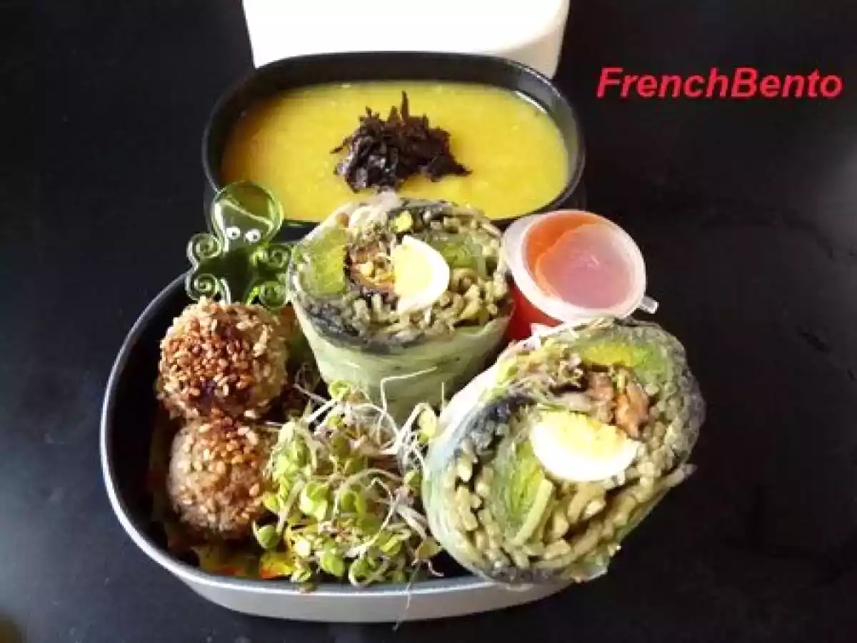 Rouleau de printemps au poireau