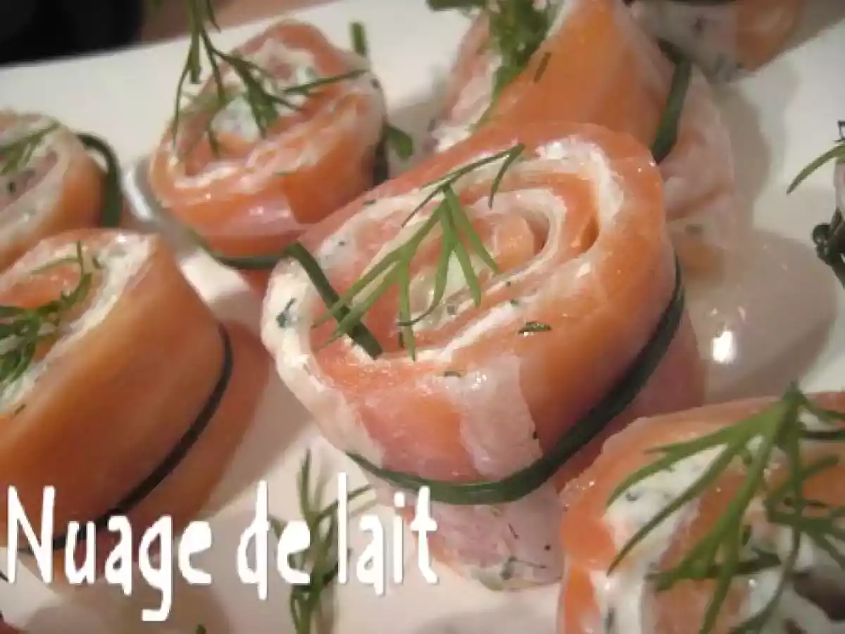 Rouleau de Printemps au Saumon Fumé et Joyeux Noel