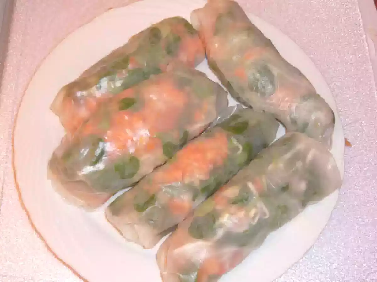 Rouleau de printemps vite fait.