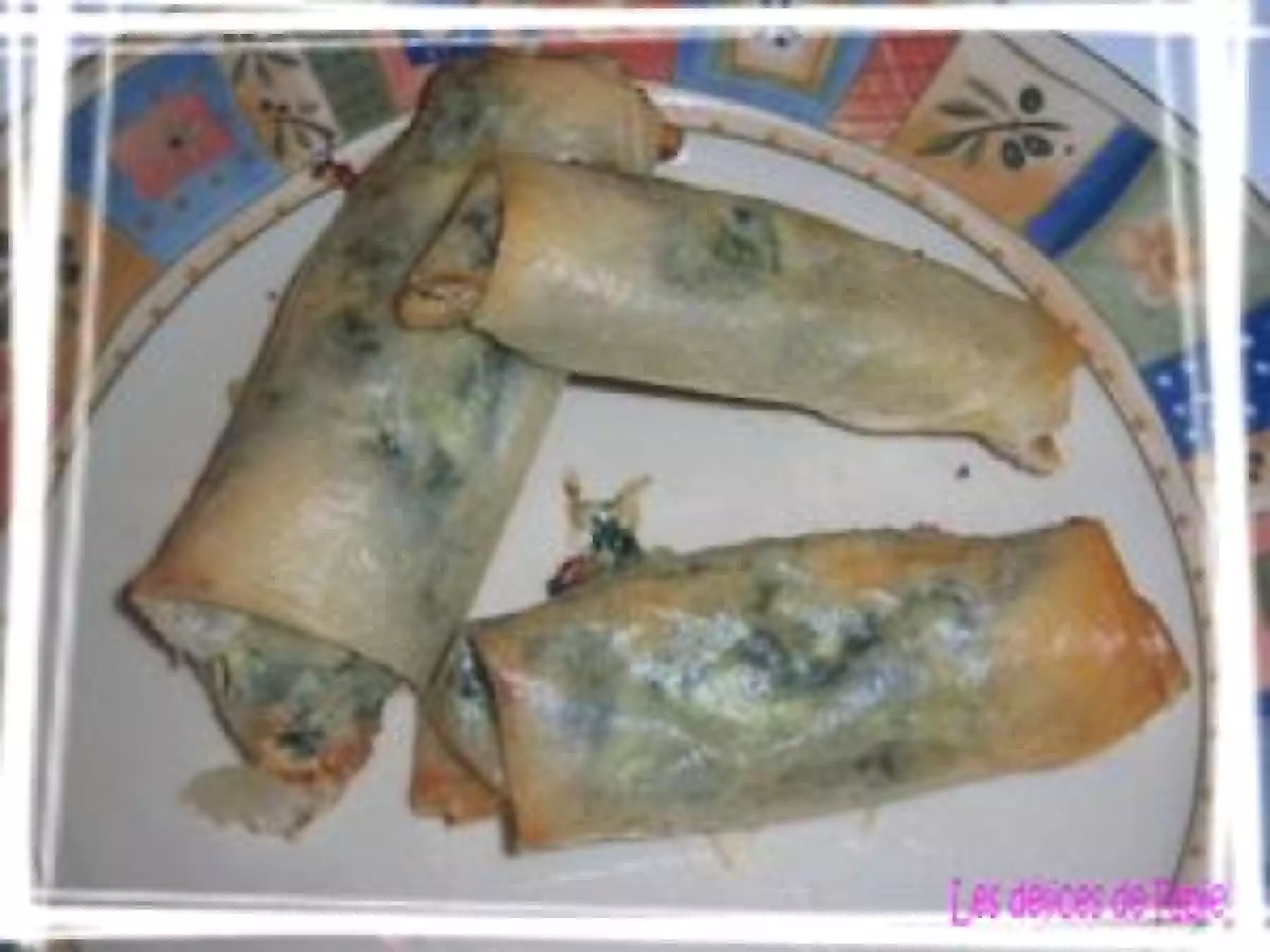 Rouleaux aux épinards, à la ricotta et aux pignons