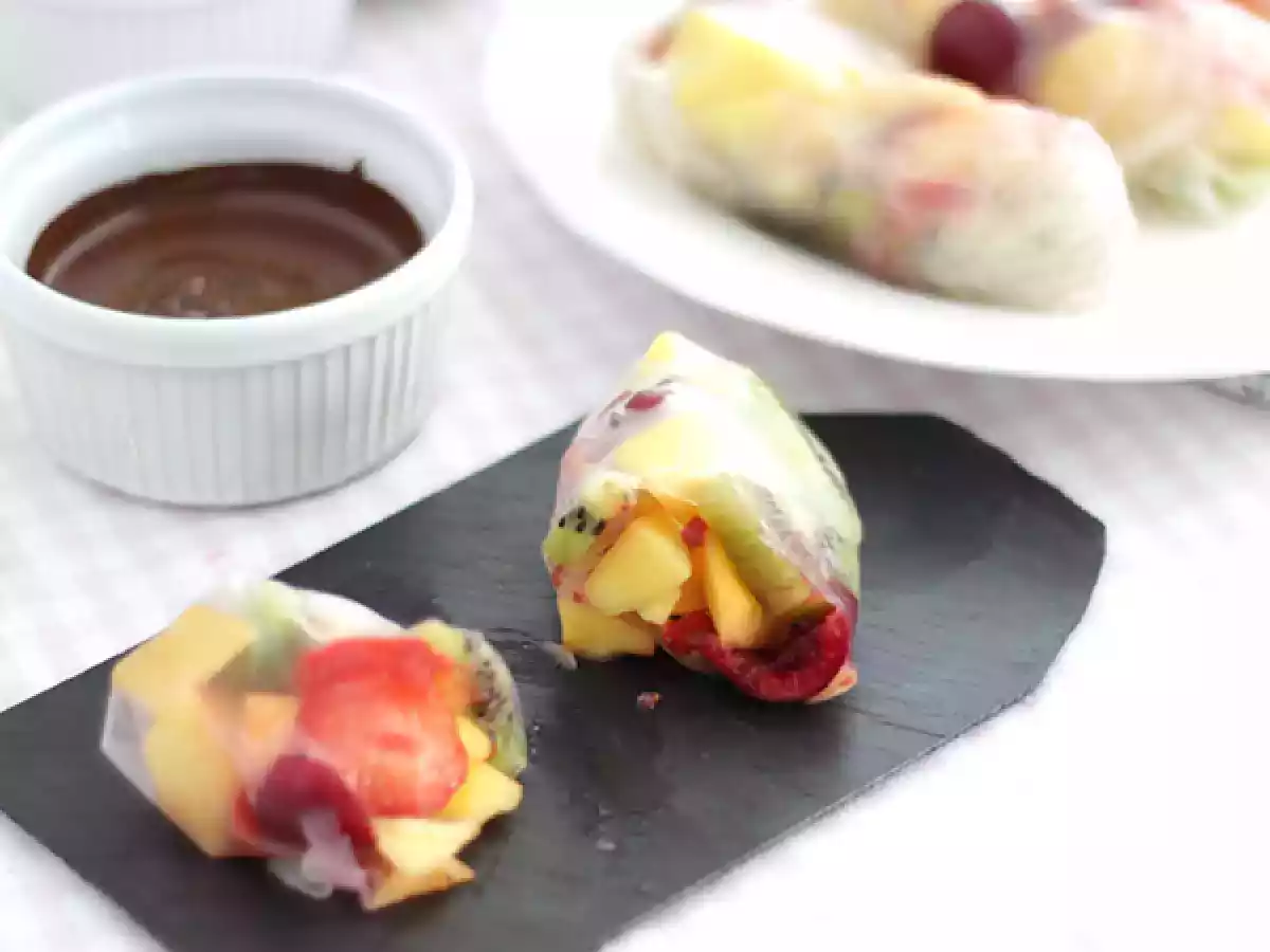 Rouleaux de printemps aux fruits - photo 2