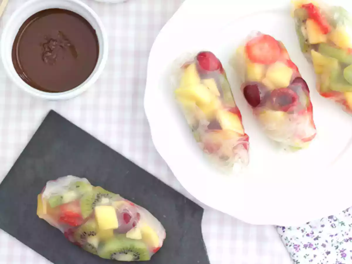 Rouleaux de printemps aux fruits - photo 3