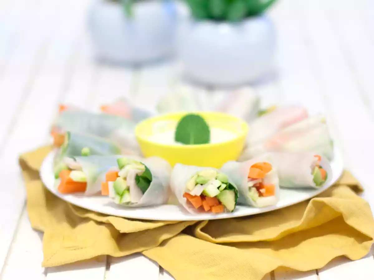Rouleaux de printemps aux légumes