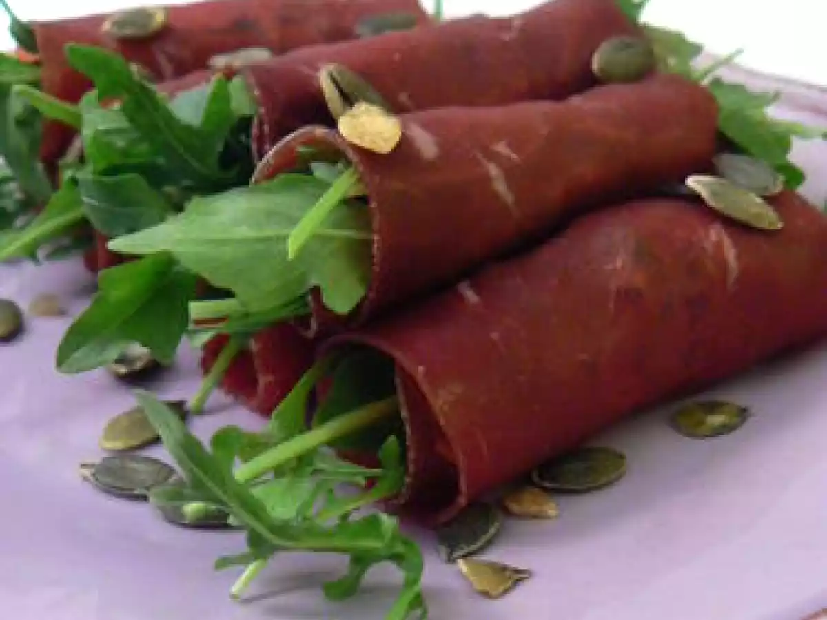 Rouleaux de viande de grison