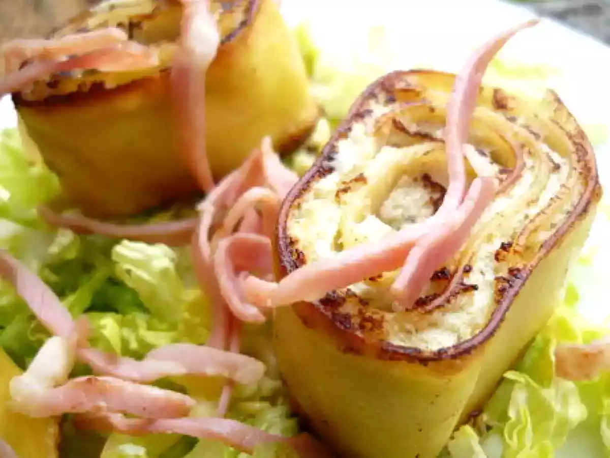 Roulés à la ricotta et pesto