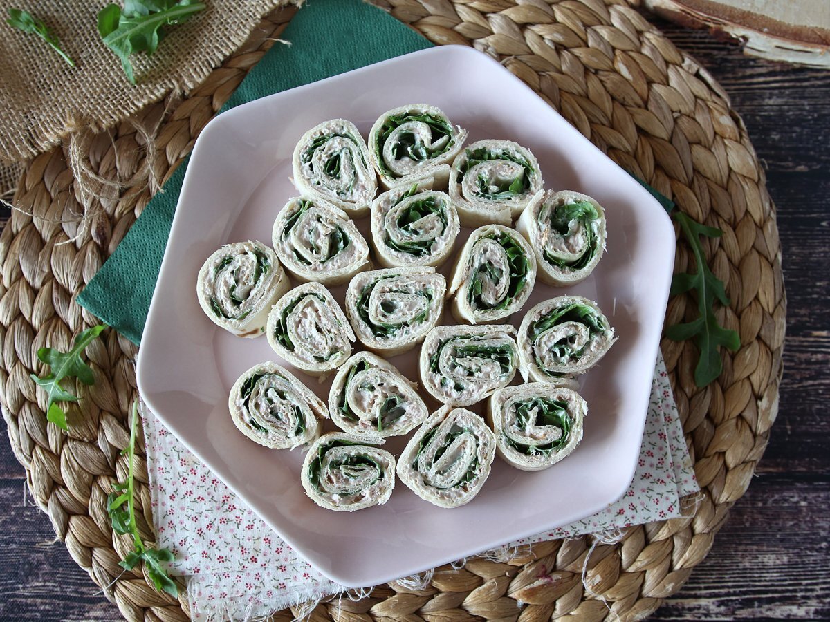 Roulé Au Thon Et Fromage Frais