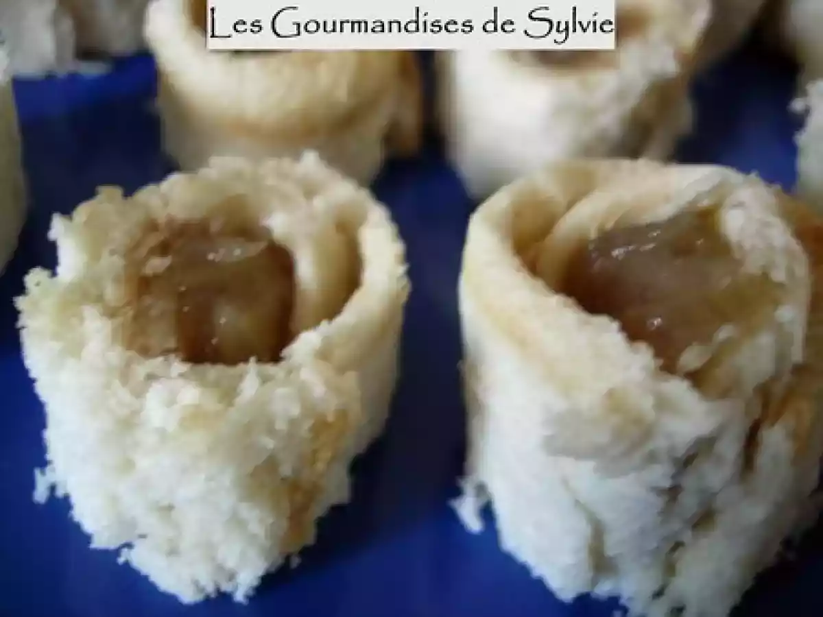 Roulés au Foie Gras et au Confit d'oignons - photo 2