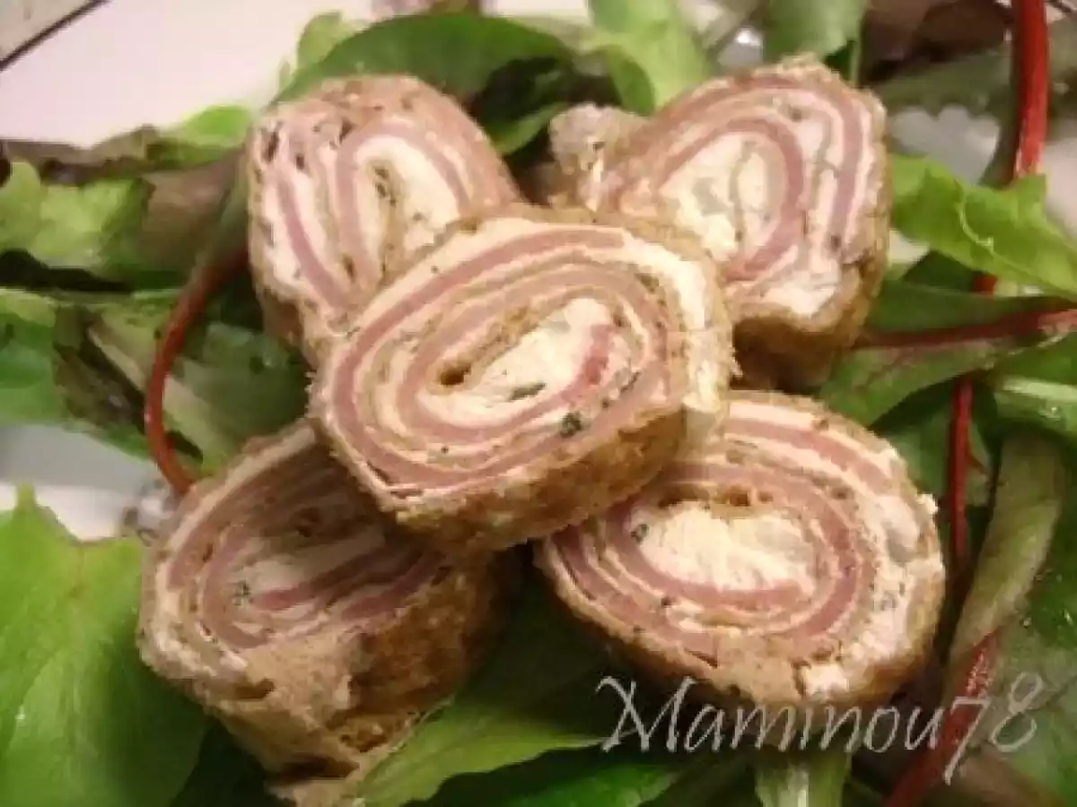 Roulés au jambon