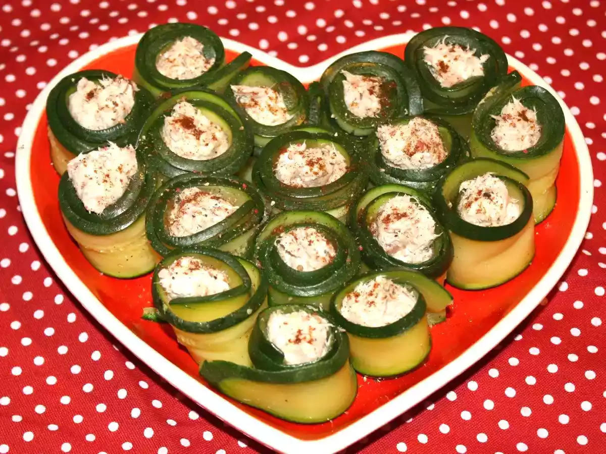 Roulés aux courgettes et au thon