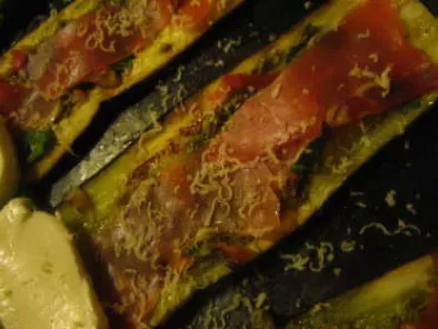 Roulés d'aubergine grillée à la mozzarella et jambon italien - photo 2
