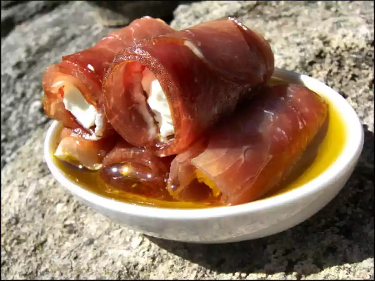 **Roulés De Jambon Cru Au Chèvre Frais Ou Involtini**