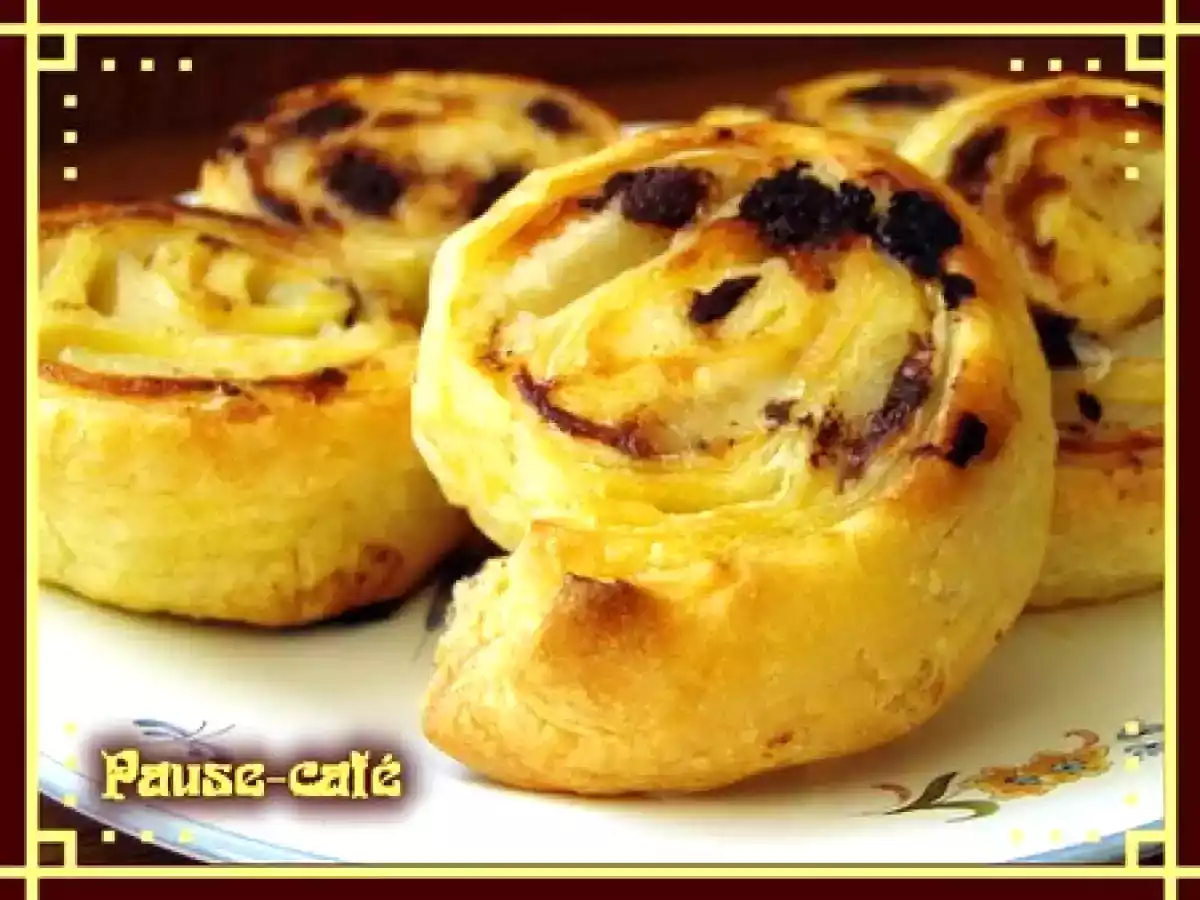 Roulés de poires aux pépites de chocolat en 2 actes, coco se rebiffe... - photo 2