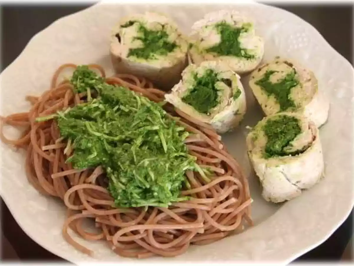 Roulés de poulet au pesto d'épinard ou comment mettre un homme dans sa pôche ! - photo 2