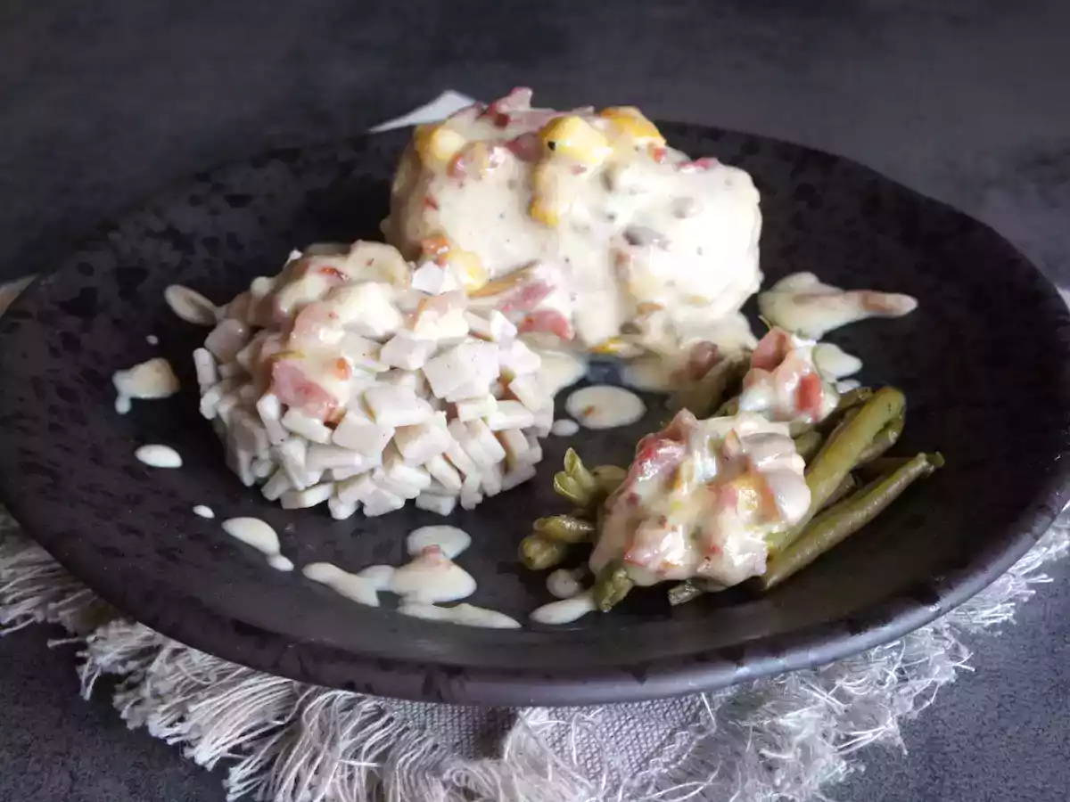 Roulés de poulet farcis aux lardons fumés et aux fruits secs - photo 2