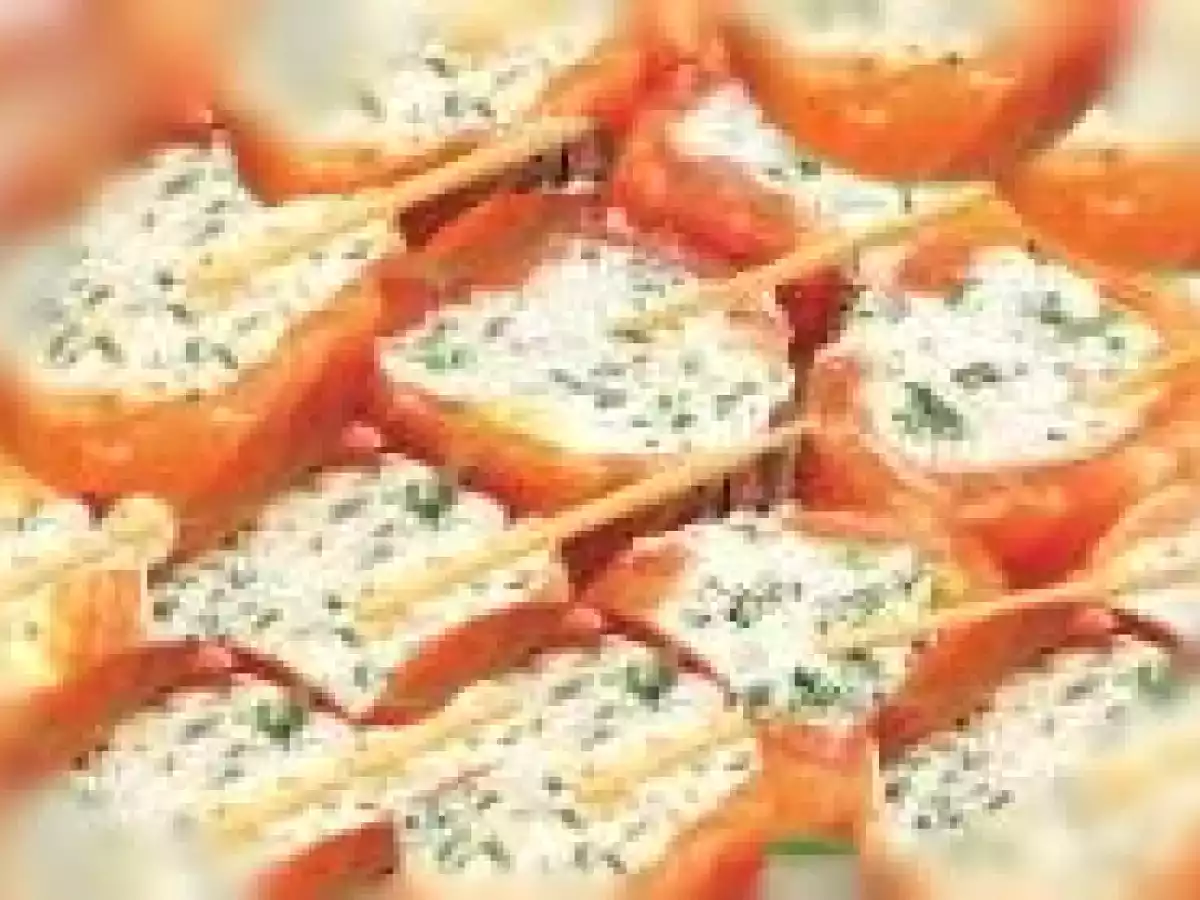 Roulés de saumon fumé à la crème d'aneth