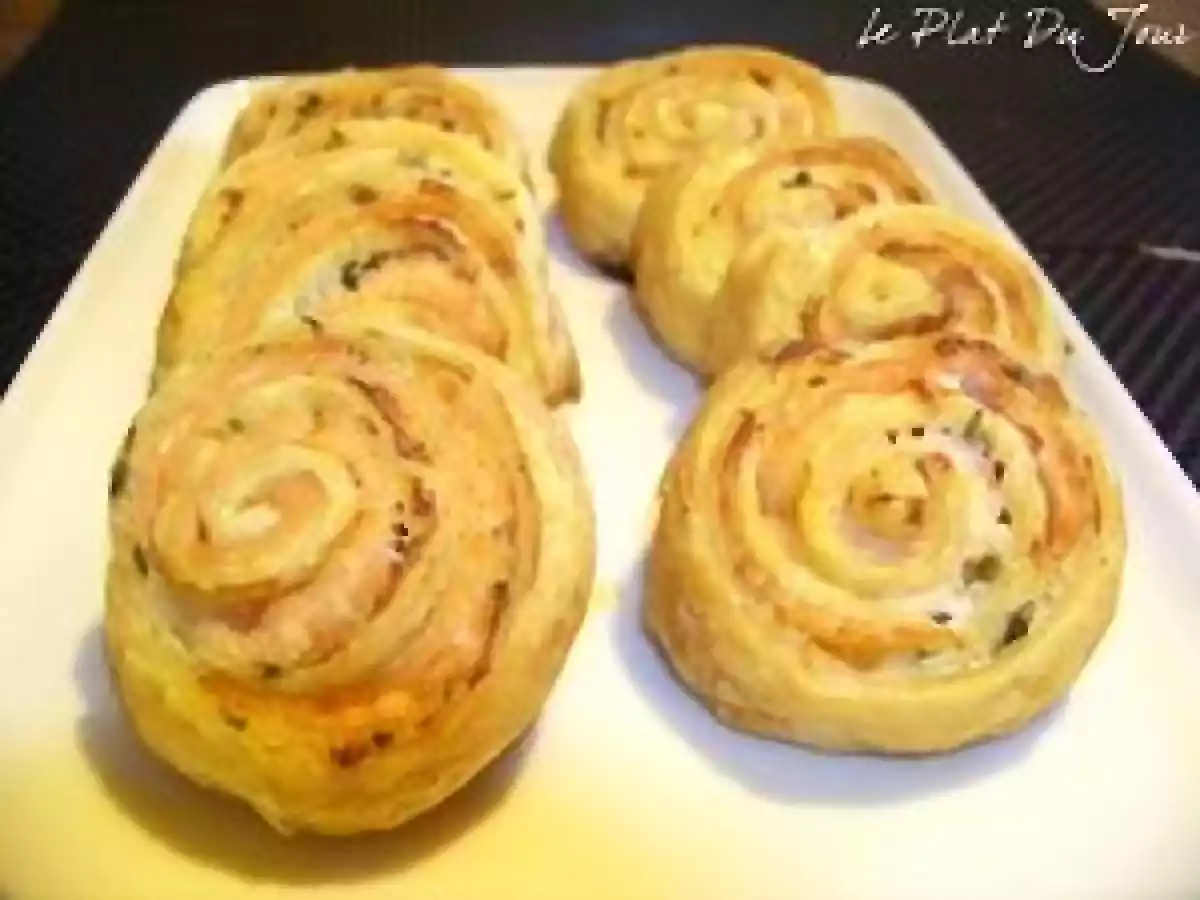 Roulés feuilletés au saumon - photo 2