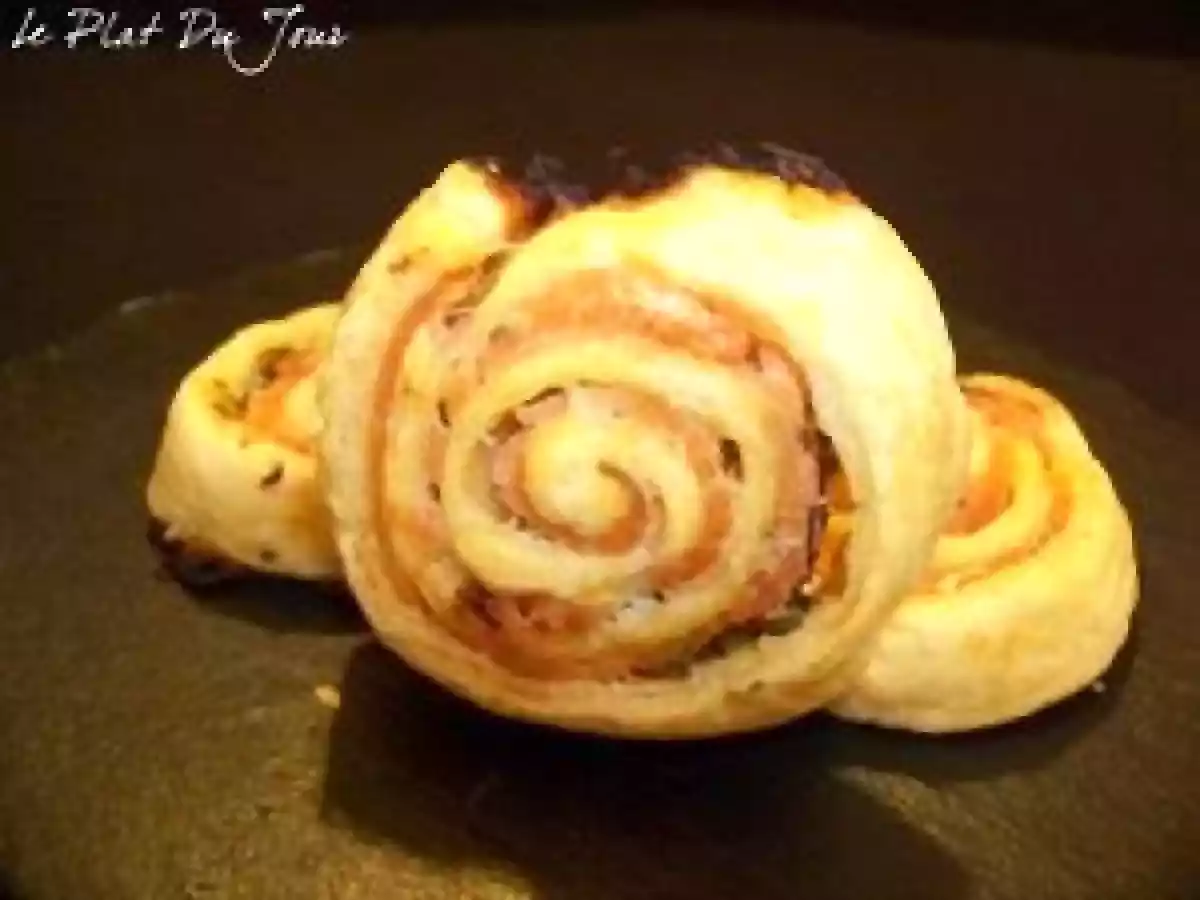 Roulés feuilletés au saumon - photo 3