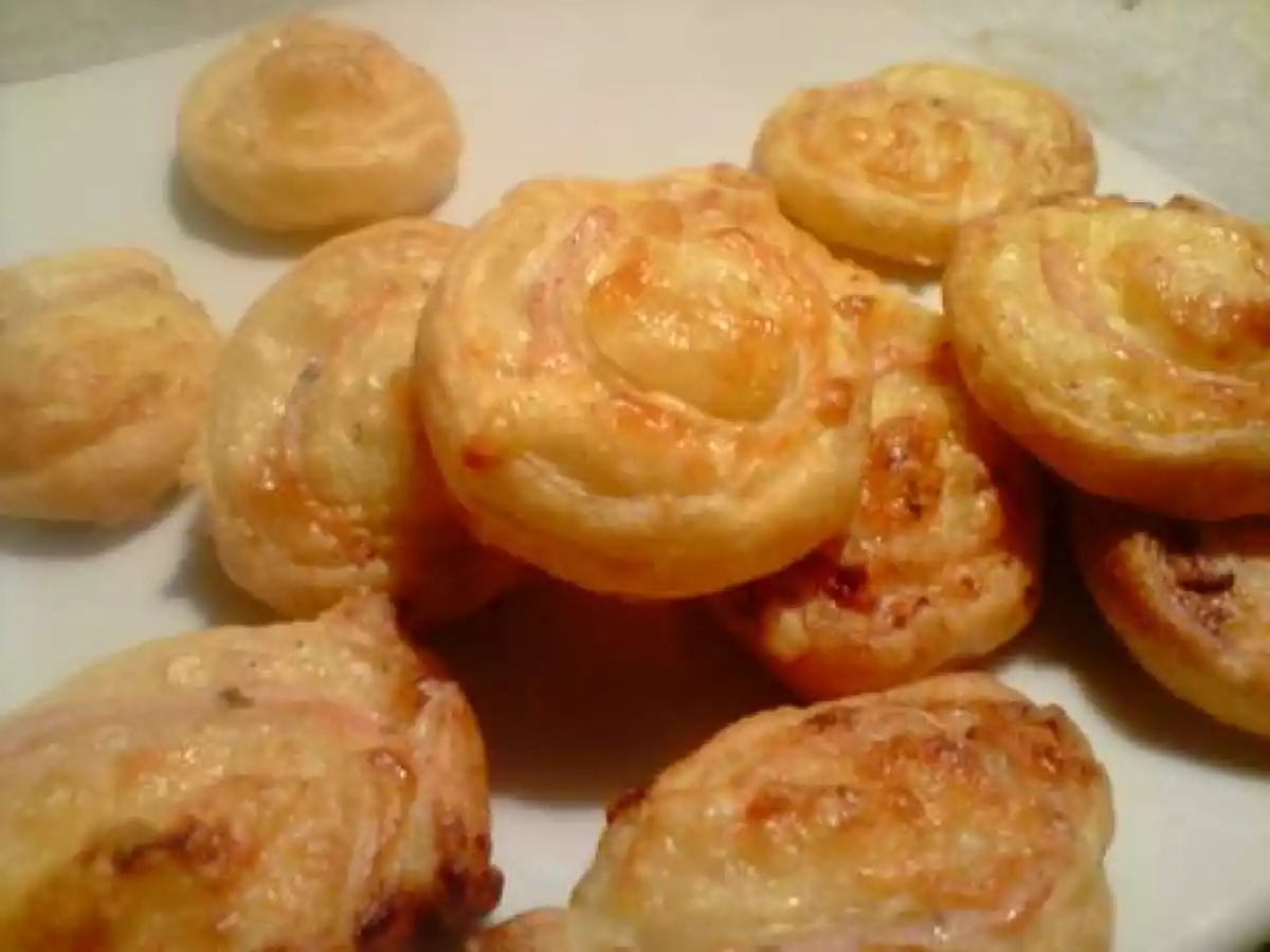 Roulés feuilletés béchamel-jambon-fromage - photo 3