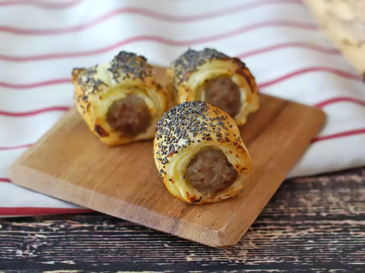 Roulés saucisse et fromage au air fryer - photo 2