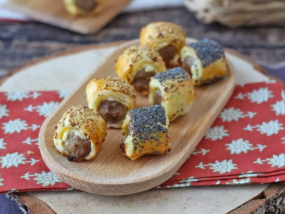 Roulés saucisse et fromage au air fryer - photo 4