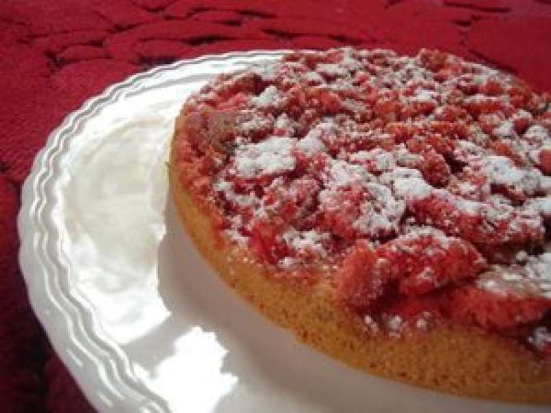 ROUND PRALINE CAKE - GÂTEAU ROND DE PRALINES ROSES, photo 2