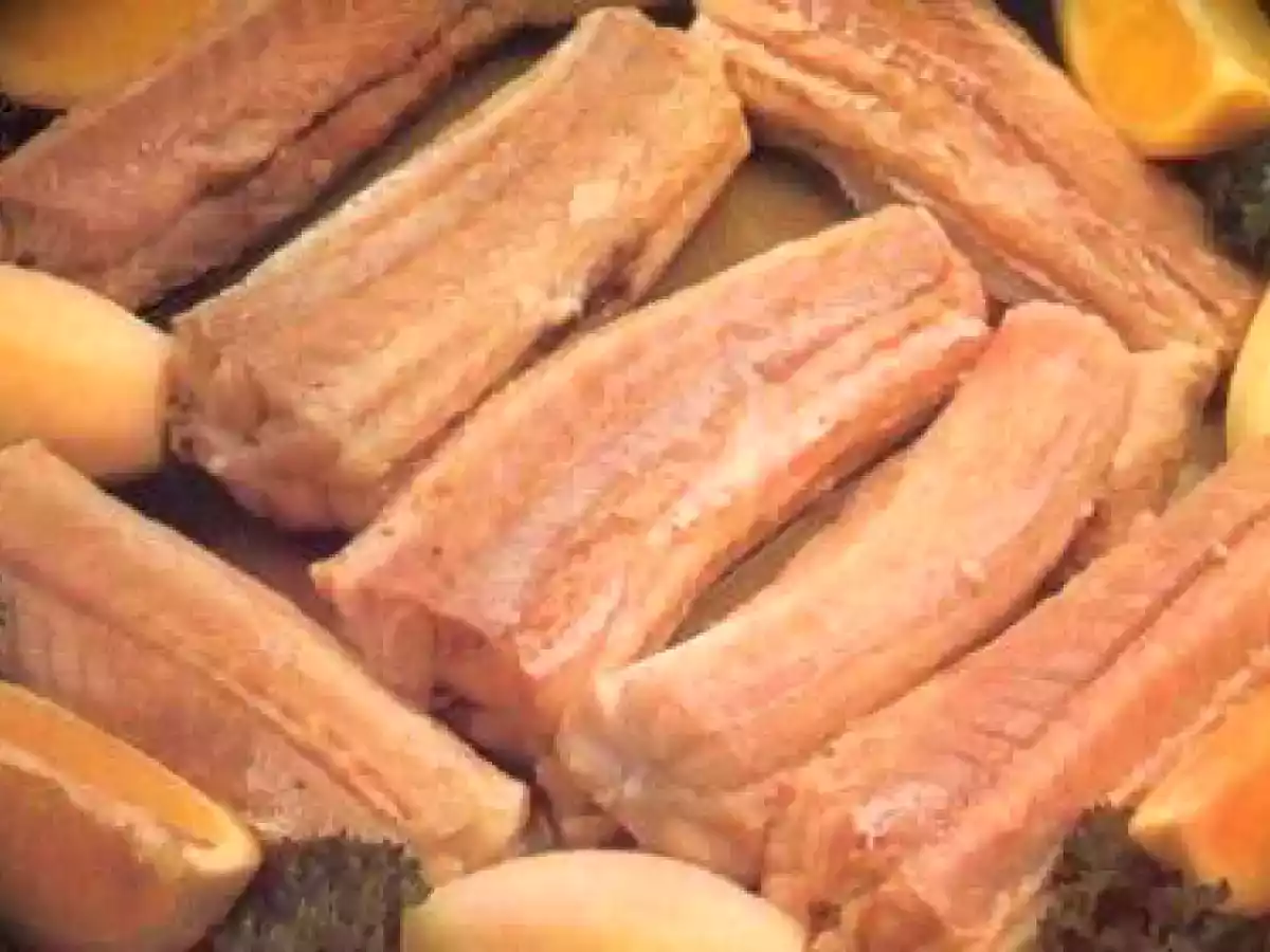 Roussette sauce aux câpres