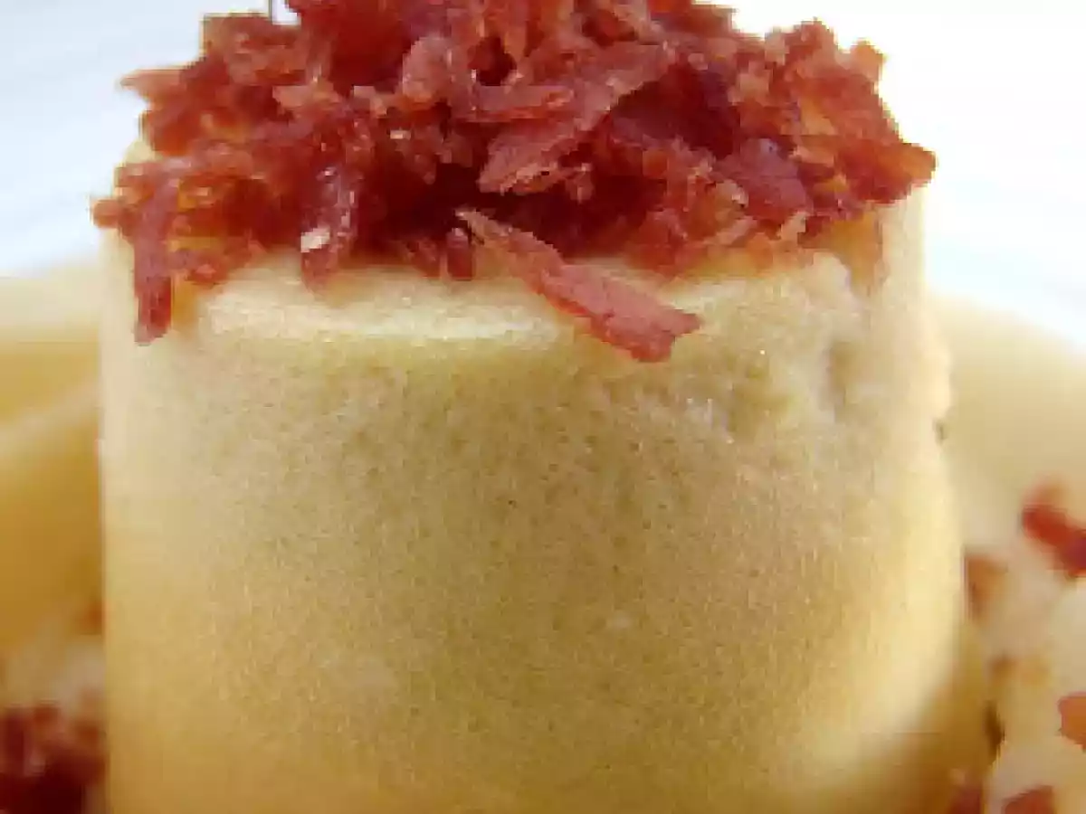 Royale de lard fume et spaghettis de topinambourgs...