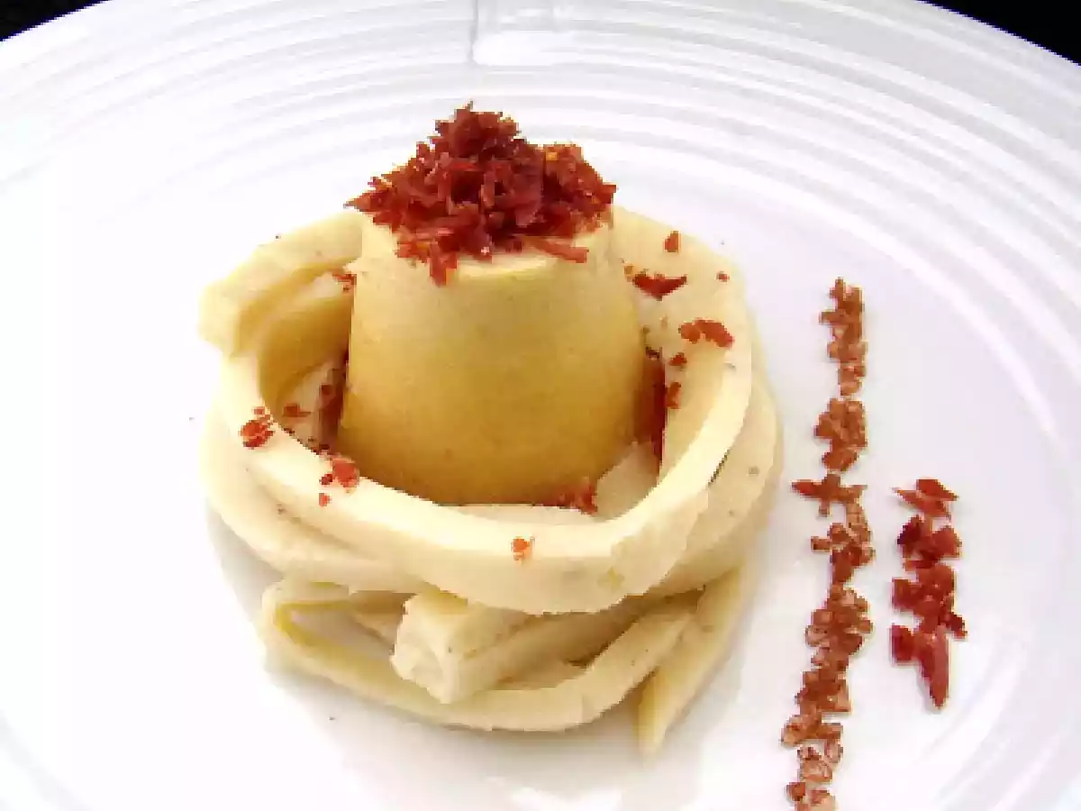 Royale de lard fume et spaghettis de topinambourgs... - photo 3