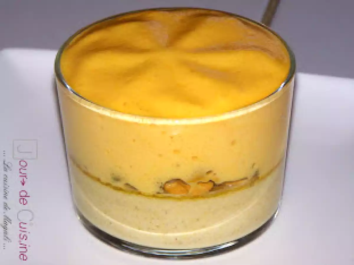Royale de moule et mousse de potiron