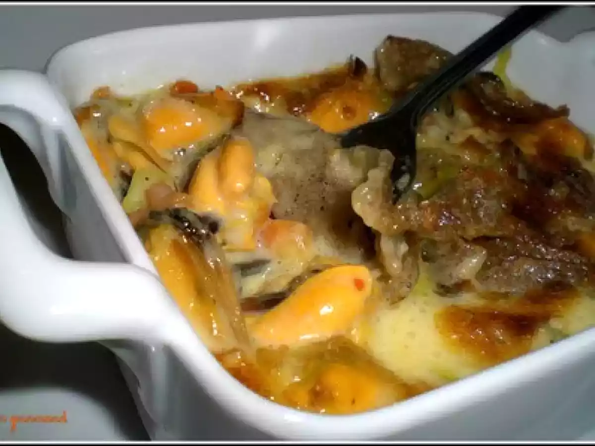 Sabayon de moules aux légumes croquants et tagliatelles de blé noir - photo 2