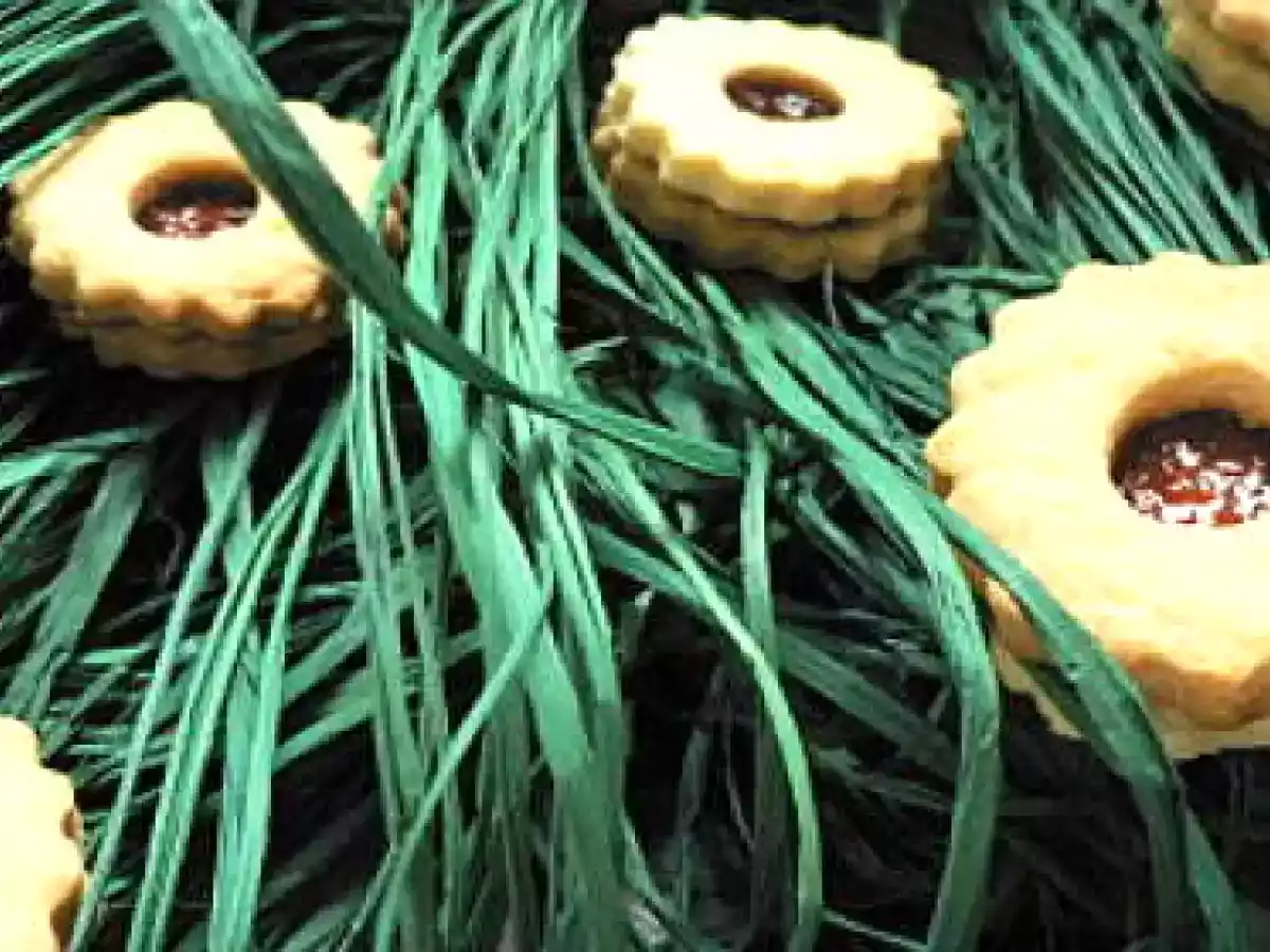 Sablés à la confiture de fraise