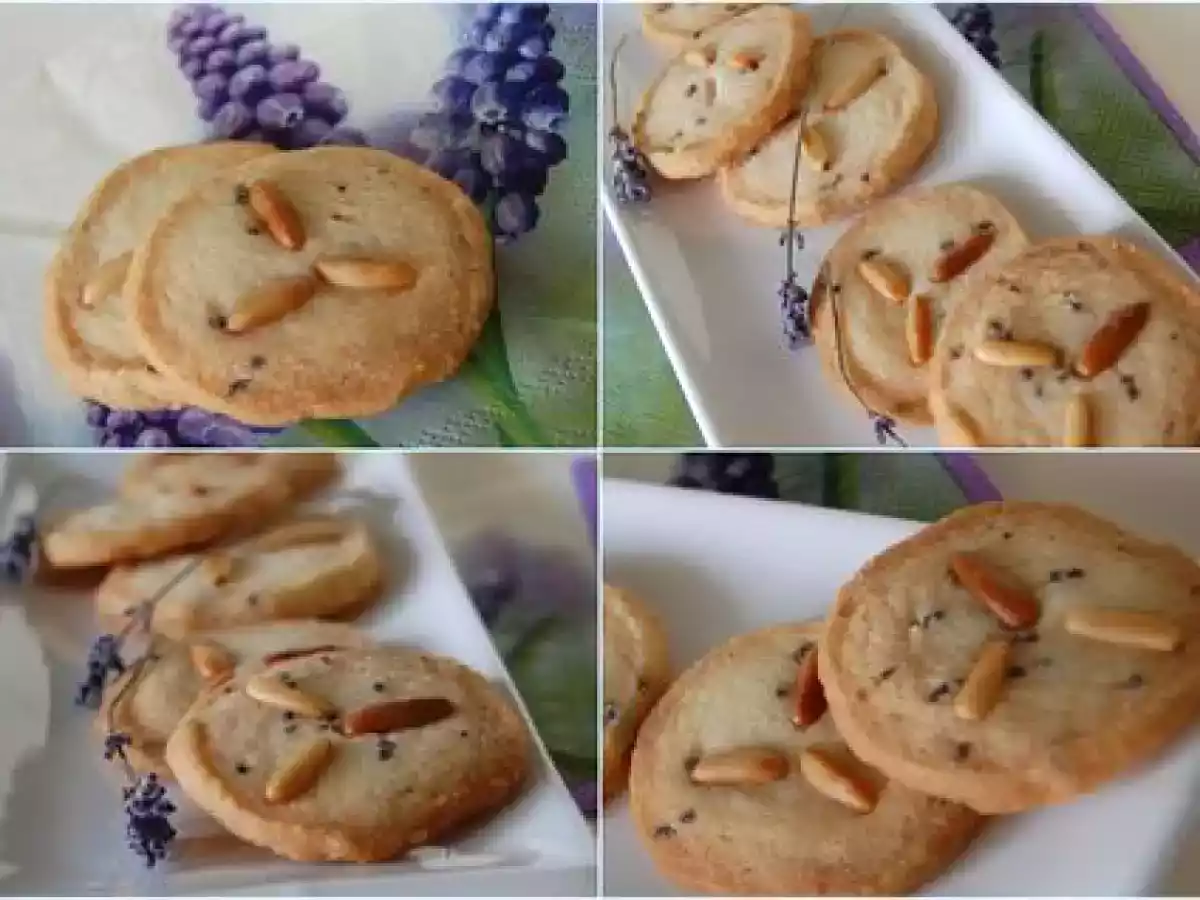 Sablés à la lavande et aux pignons de pin, sans gluten - photo 3