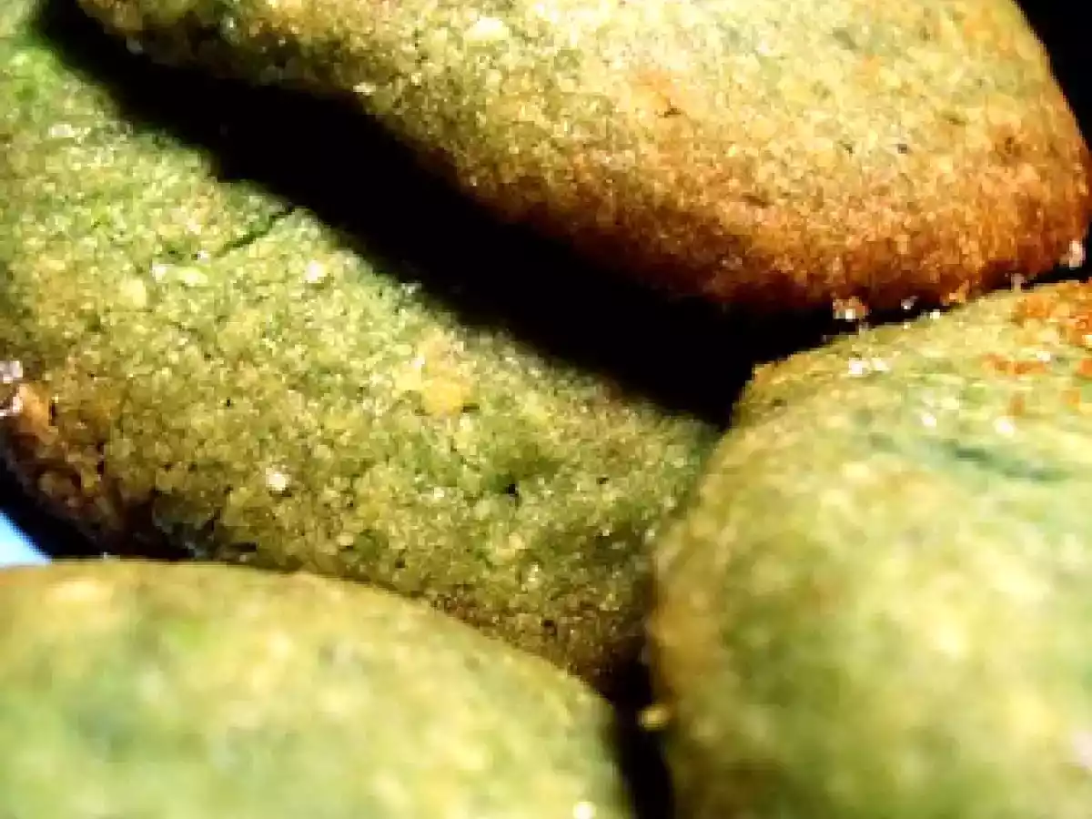 Sablés à la pistache et amandes