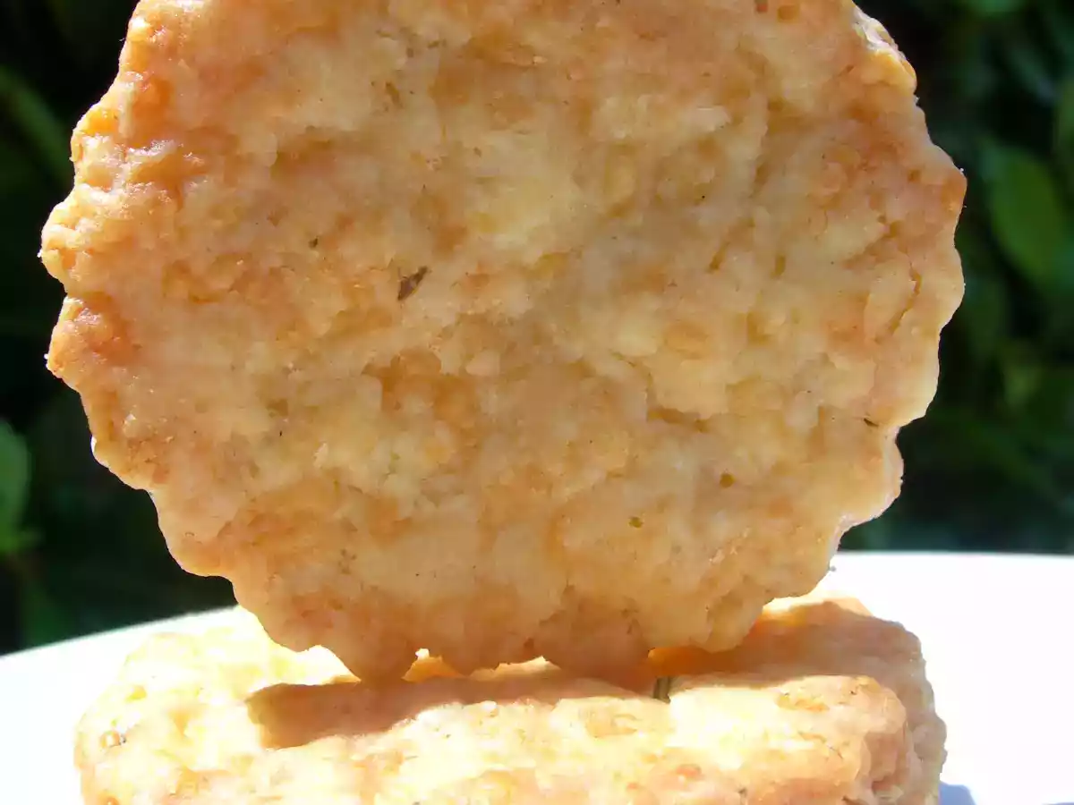 Sablés apéritifs ail et fines herbes ou comment manger du boursin en biscuits !!!