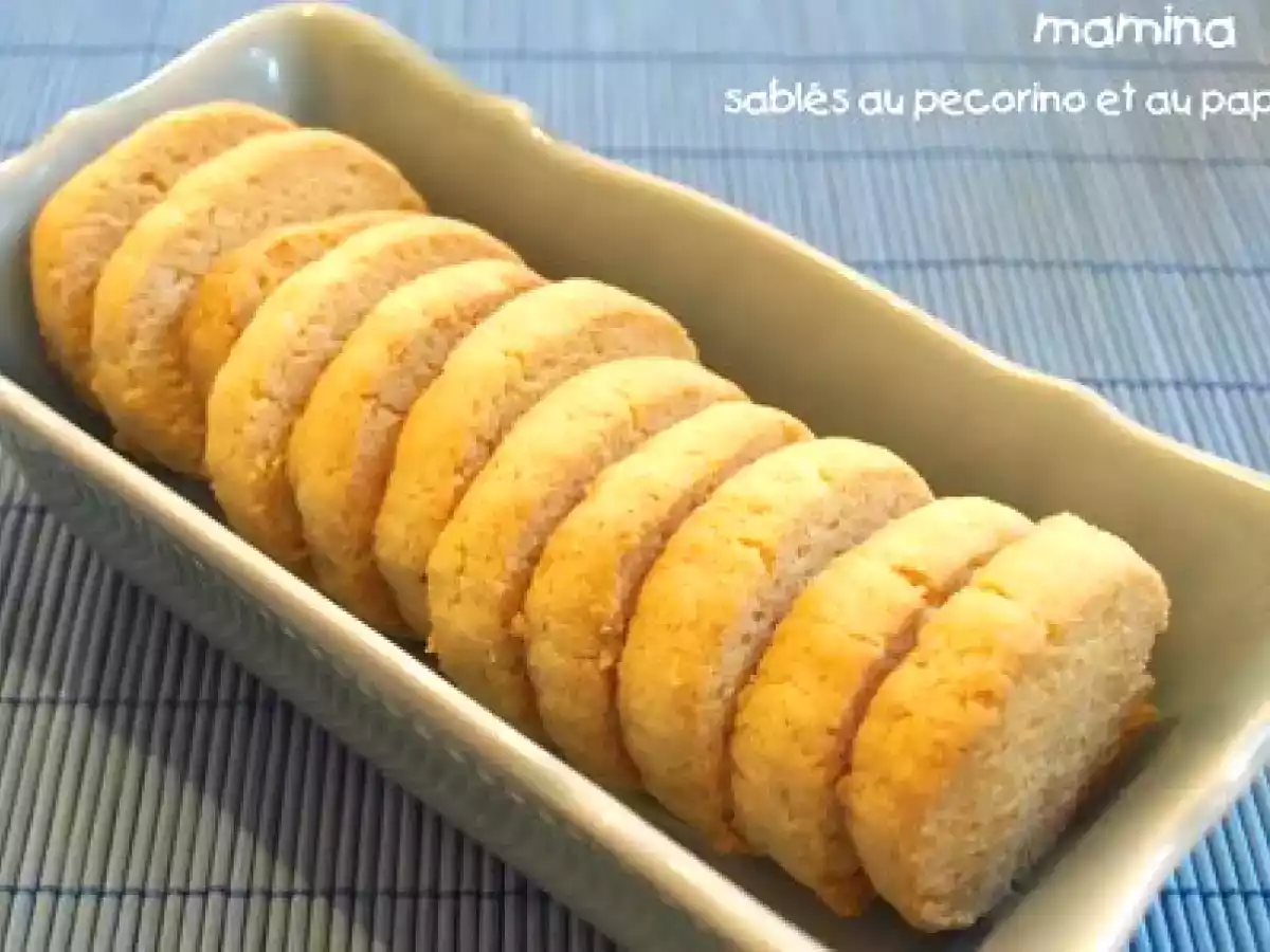 Sablés apéritifs au pecorino et paprika - photo 2