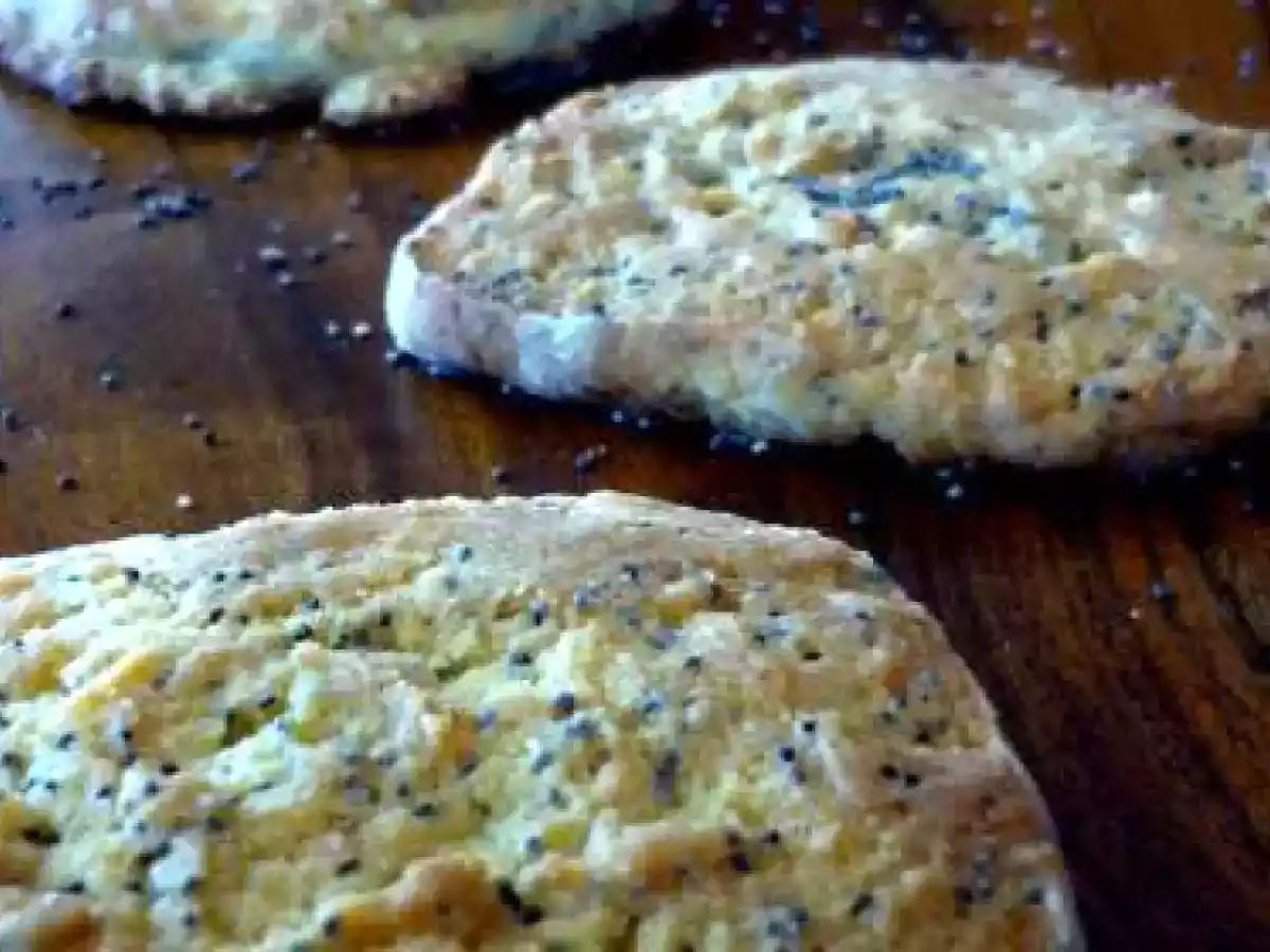 Sablés au chèvre et aux graines de pavot