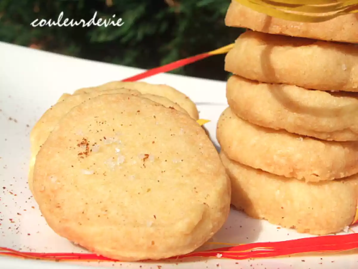 Sablés au parmesan et au piment d'Espelette (pour l'apéritif)