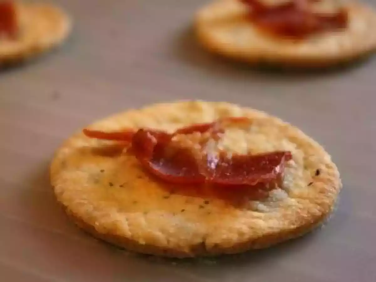 Sablés au parmesan et jambon serrano - photo 3