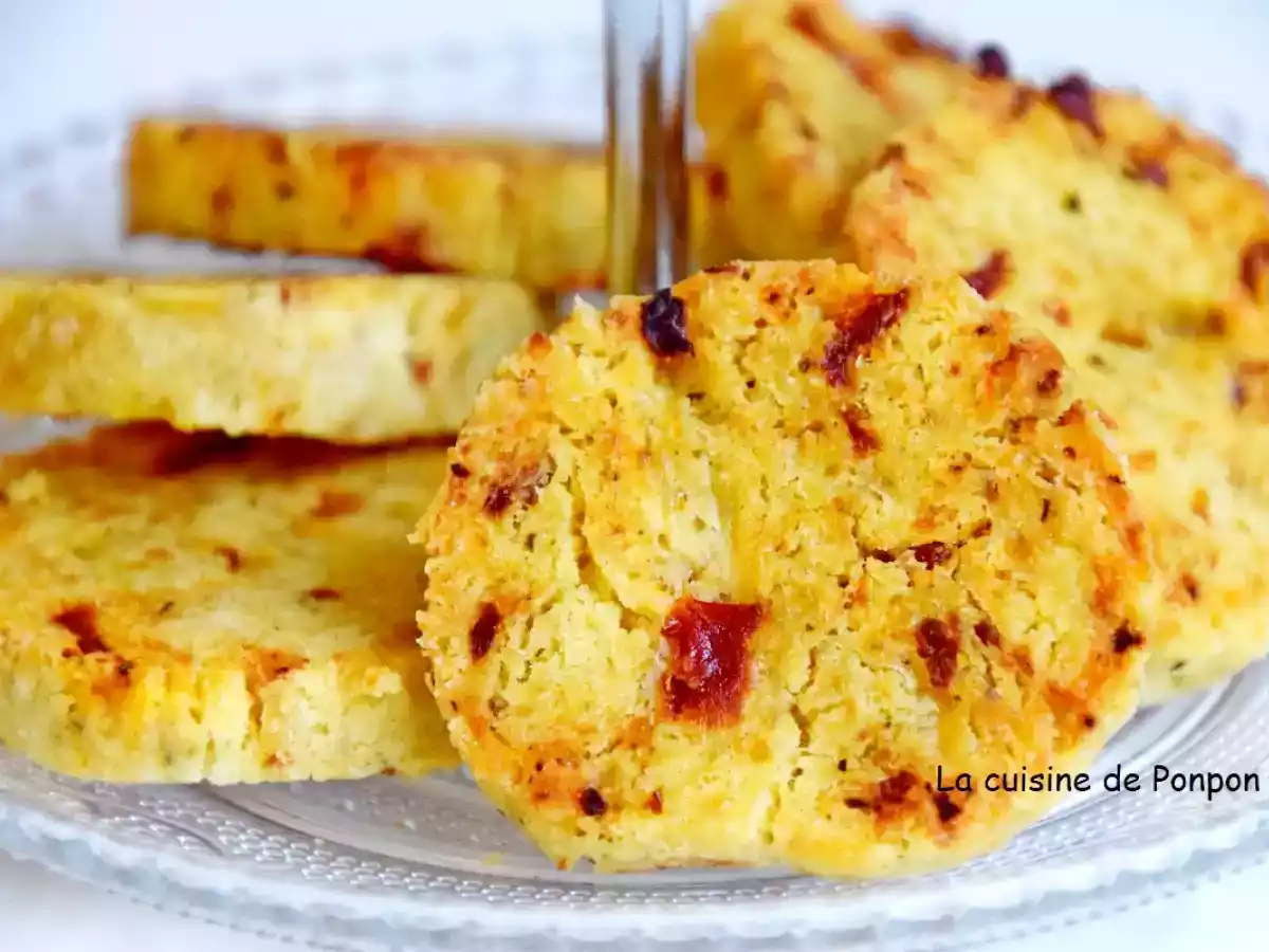 Sablés au pesto de tomates