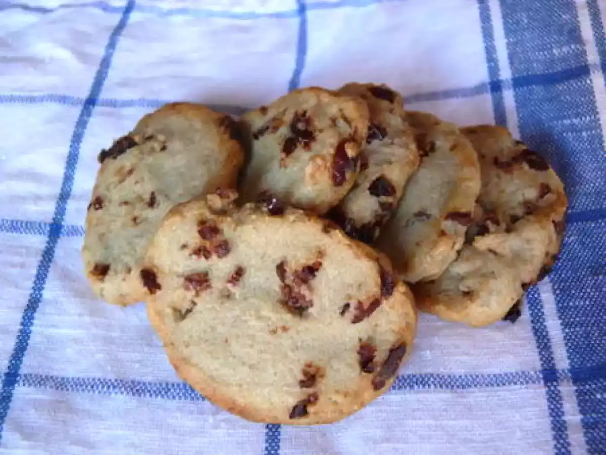 Sablés au Roquefort sésame ou cranberries