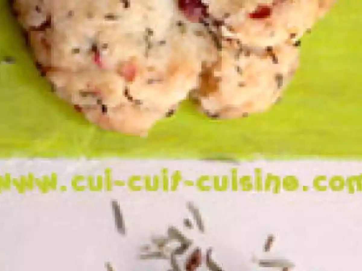 Sablés au thym et aux baies roses