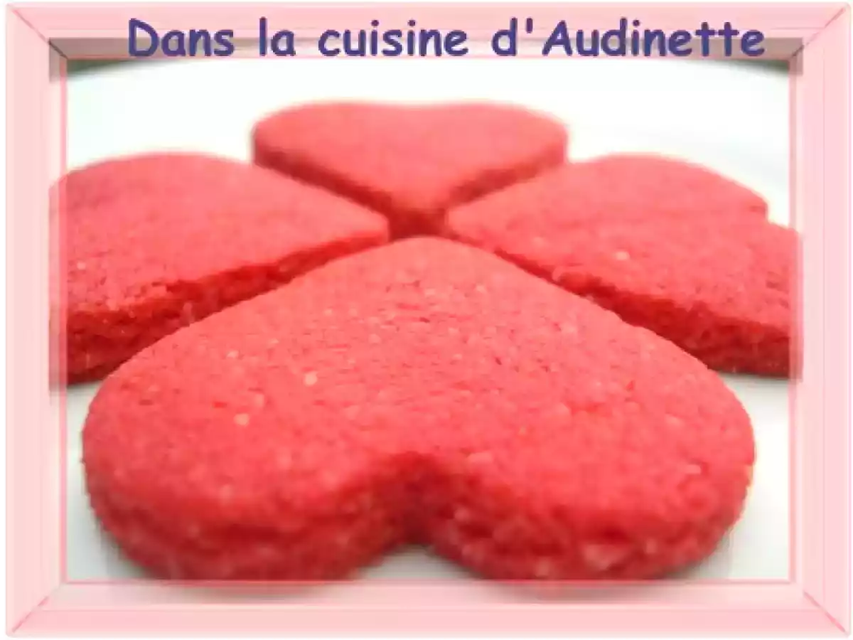 Sablés aux biscuits roses de Reims