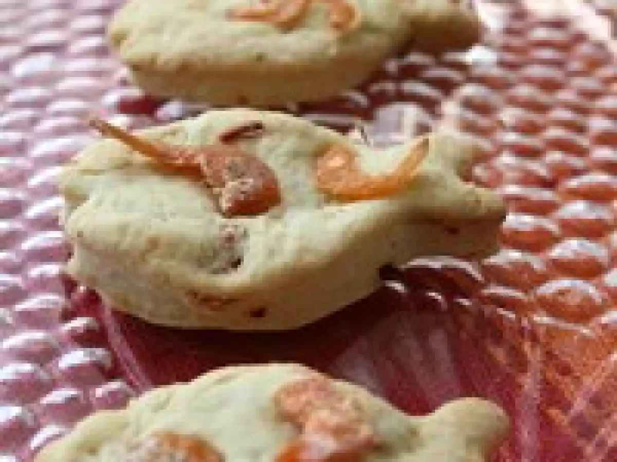 Sablés aux crevettes séchées et piment d'Espelette