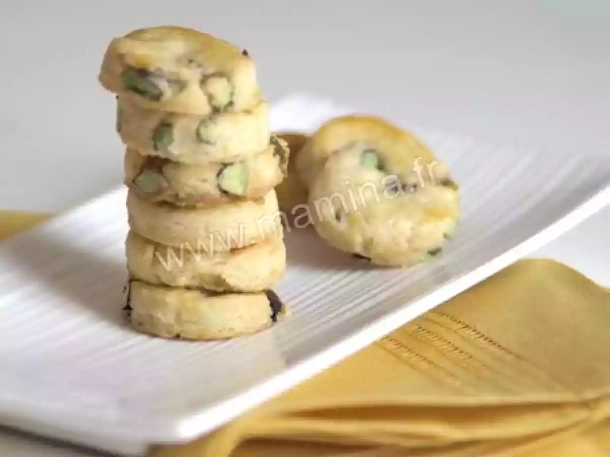 Sablés aux deux fromages italiens et pistaches - photo 2