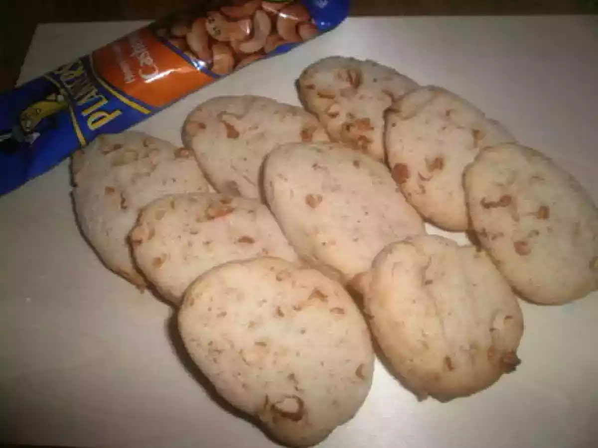 Sablés aux noix de cajou au miel