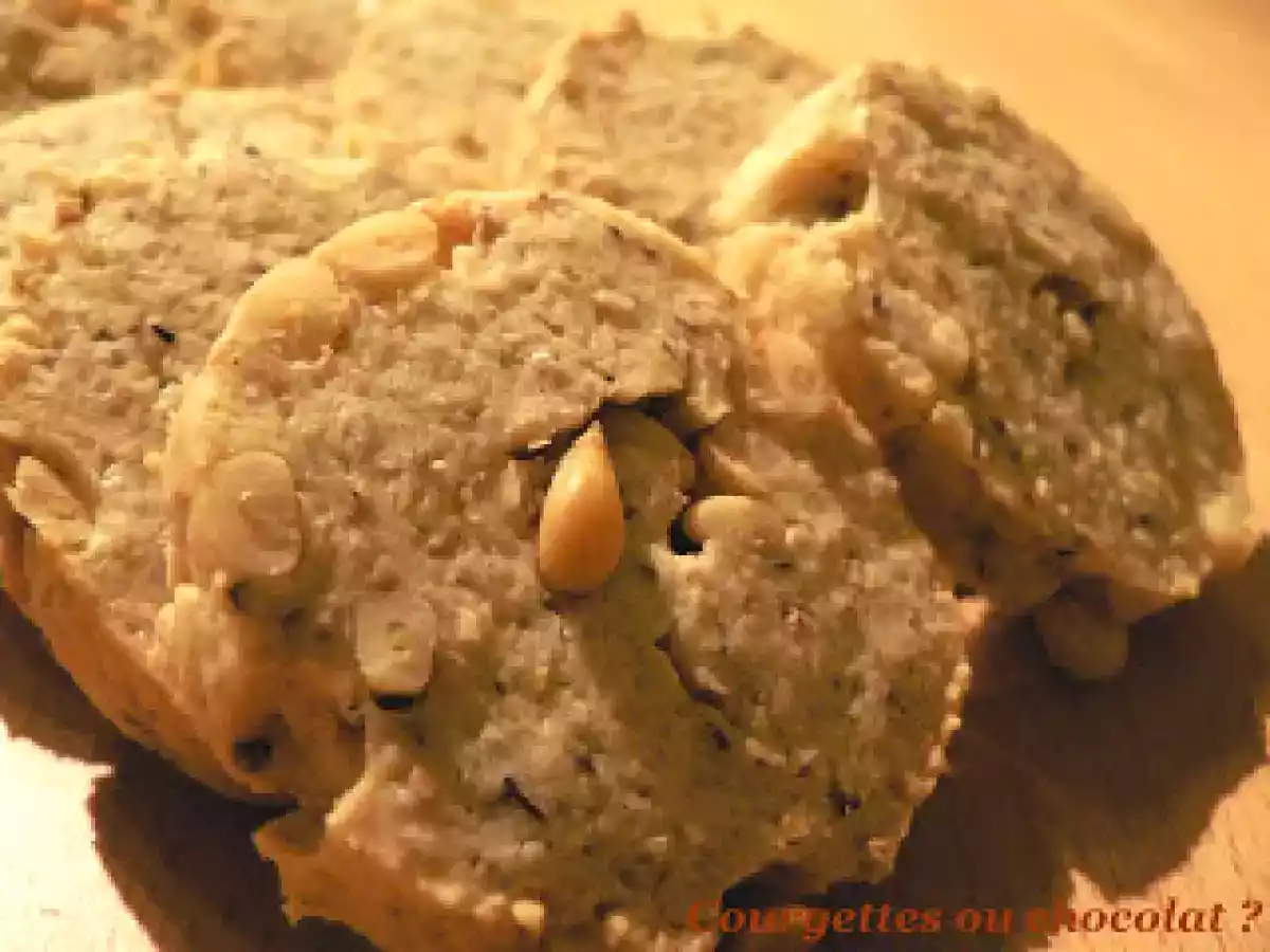 Sablés aux pignons de pin light