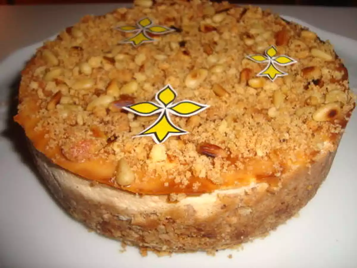 Sablés bretons, miel et sauce caramel au beurre salé