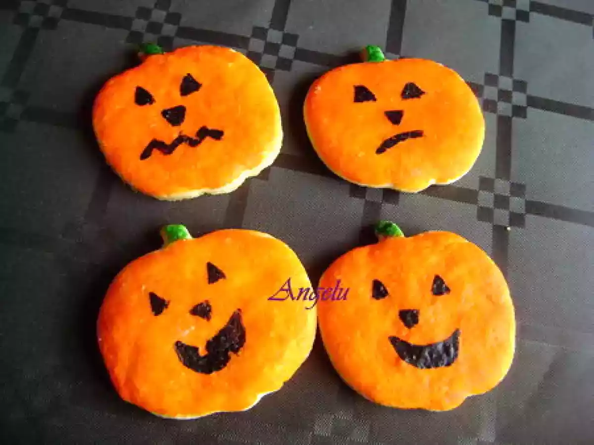 Sablés d'Halloween : citrouilles et fantômes