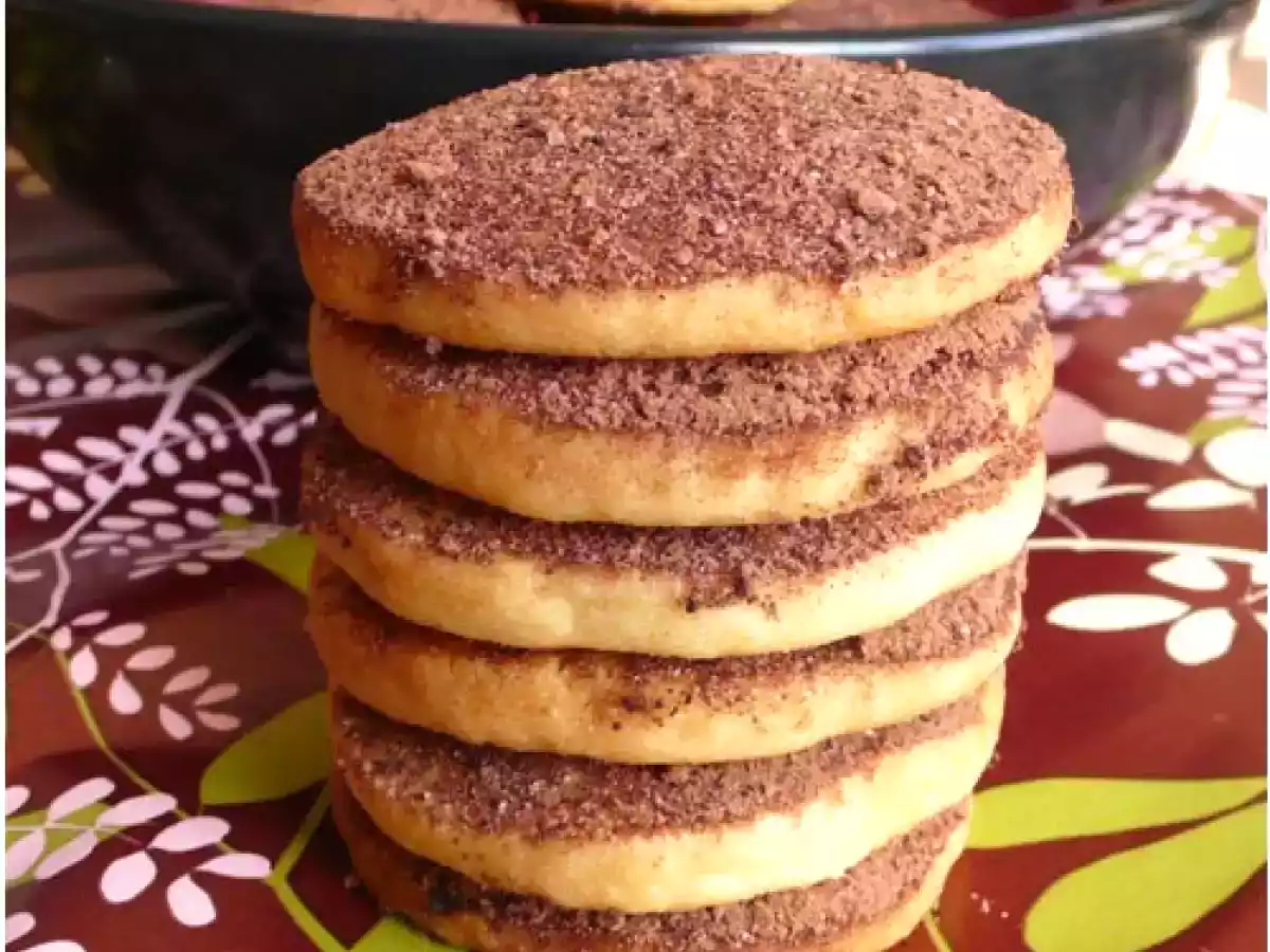 Sablés fondants à l?amaretto et cacao